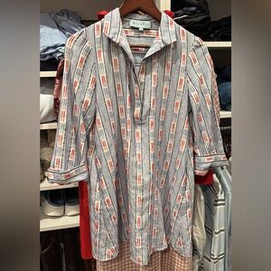 Tuckernuck Stylish Blue and Red Dress